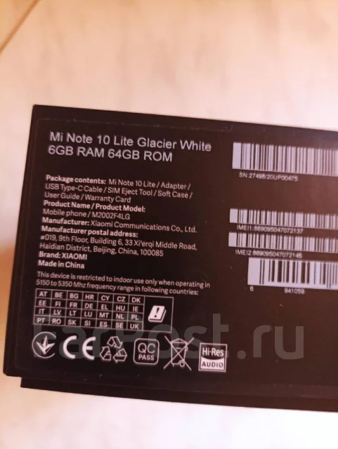 Xiaomi Mi Note 10 Lite. �/� ����