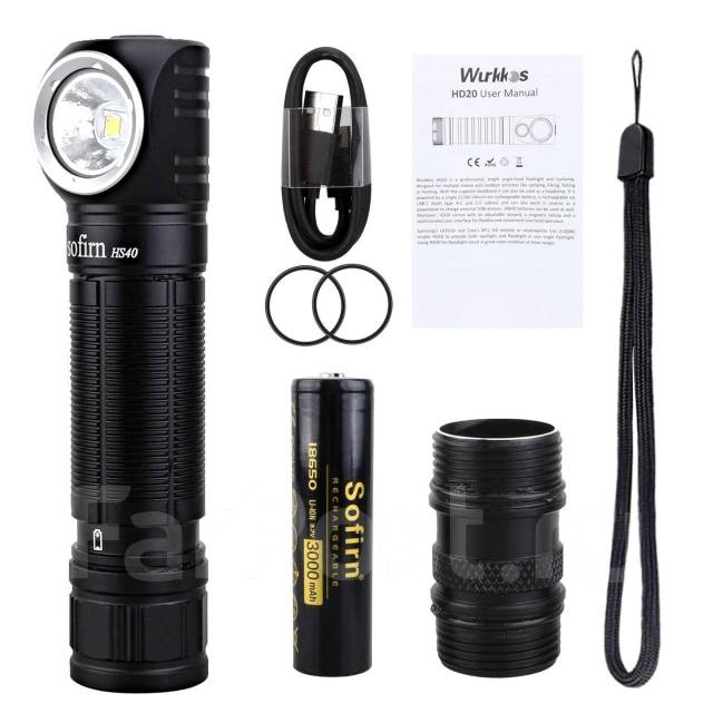 Налобный фонарь Sofirn HS40(SST40 70CRI 2000Lm 6500K 175 М IP68 18650 ...