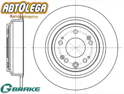 ���� ��������� ������ G-brake Honda Accord CU# K24 08 GR01865 ����