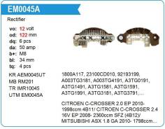 ������� ���� ��������� Mitsubishi Outlander II 2.4 UTM EM0045A ����