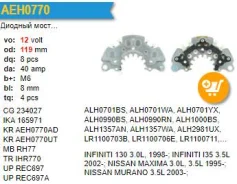 ������� ���� ��������� Nissan Murano 3.5L 2003-, Infiniti I35 3.5L 2002 UTM AEH0770AD ����