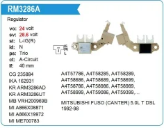 ��������� ���������� Mitsubishi FUSO (Canter) 5.0L UTM RM3286A ����