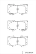 ������� ��������� ����� TLC Prado 120,150/Hilux 04-/Tundra; GX470/GX460 D2228MH ����