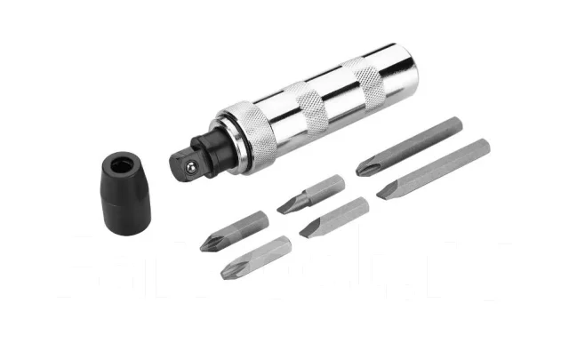 Ударная отвертка с набором бит в кейсе DEKO TZ7 (7 предметов), новый, в ...