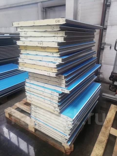 Сендвич панель 40 мм, в наличии. Цена: 250₽ в Хабаровске