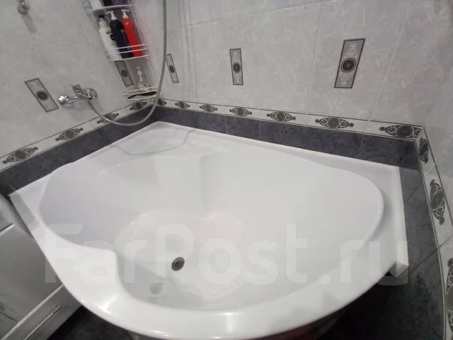 Реставрация ванн. Плинтус на ванну из акрилового камня в Хабаровске