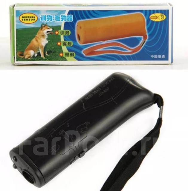 Отпугиватель собак ультразвуковой AD-100, Жёлтый, в наличии. Цена: 450 ...