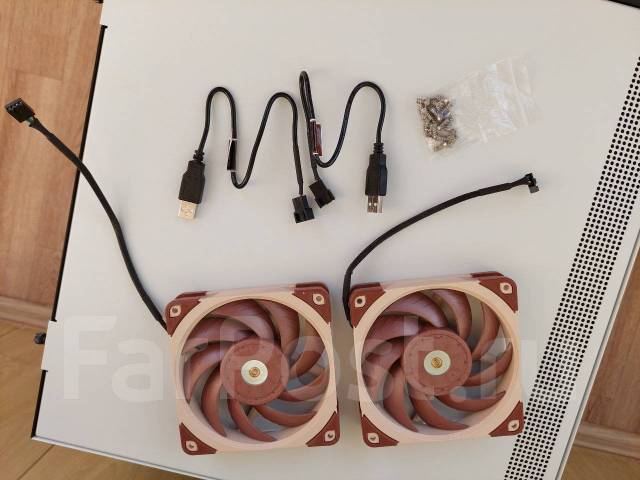 2 вентилятора Noctua NF-A12x25 5V PWM (120 мм), б/у, в наличии. Цена: 3 ...