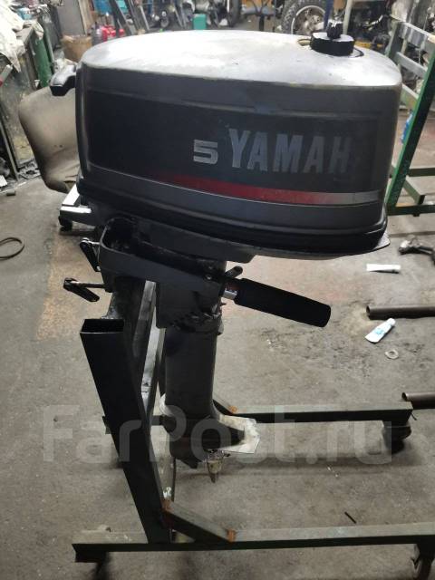 Лодочный мотор Yamaha 5л/с, 5,00 л.с. бензиновый, 2-тактный, румпельное ...