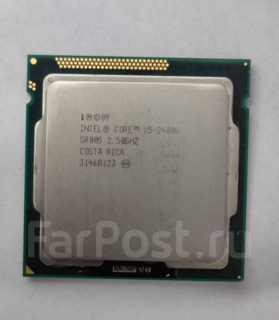LGA1155 Процессор intel Core i5-2400s 4 x 2500-3300 МГц, б/у, в наличии ...