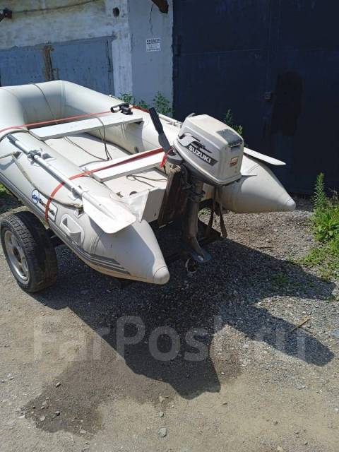 Моторная лодка с двигателем, Suzuki, 5,00 л.с. L (508 мм), бензиновый ...