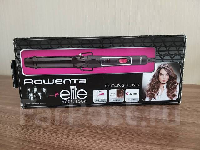 Щипцы для завивки волос Rowenta Elite (плойка), новый, в наличии. Цена ...