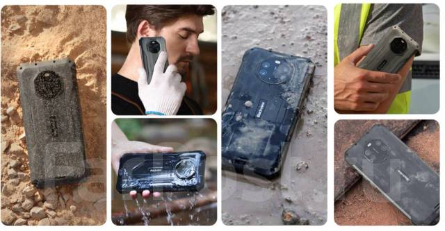 Защищенный смартфон Blackview BV8800 8/128 Gb - IP68 - 8380 mAh, новый ...