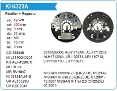 ������� ����+��������� ��������� Nissan X-Trail 2.0 [QR20DE] UTM KH4320A ����