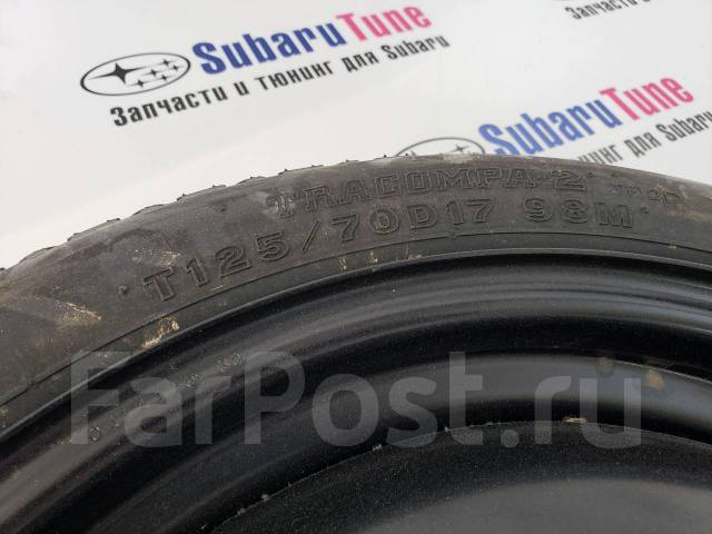 Запаска ( запасное колесо, банан ) Subaru 5x100 125/70R17 Bridgestone ...