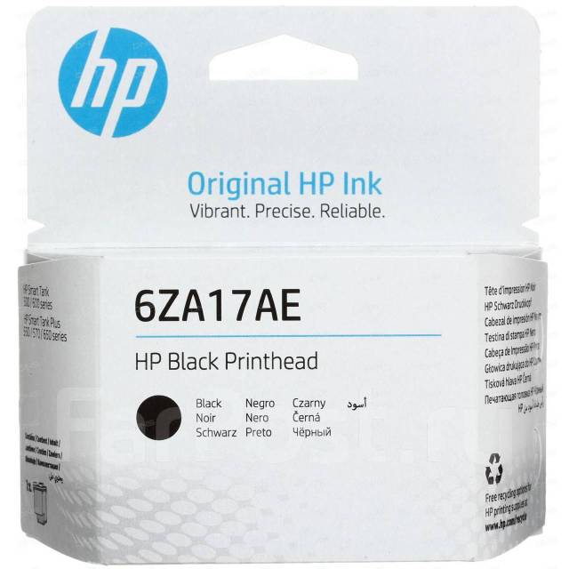 Печатающая головка HP черная 6ZA17AE Original, новый, под заказ ...