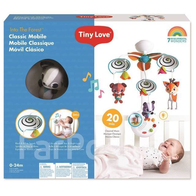 Мобиль на детскую кроватку Tiny Love "Сказочный лес" - Игрушки во ...