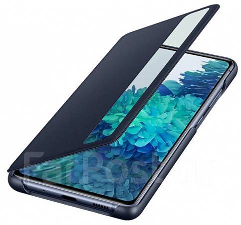 Чехол Samsung Smart Clear View Cover S20 FE Чёрный, новый, в наличии ...
