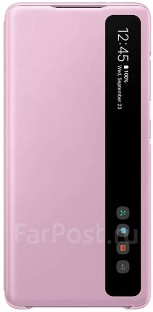 Чехол Samsung Smart Clear View Cover S20 FE сиреневый - Аксессуары в Артеме