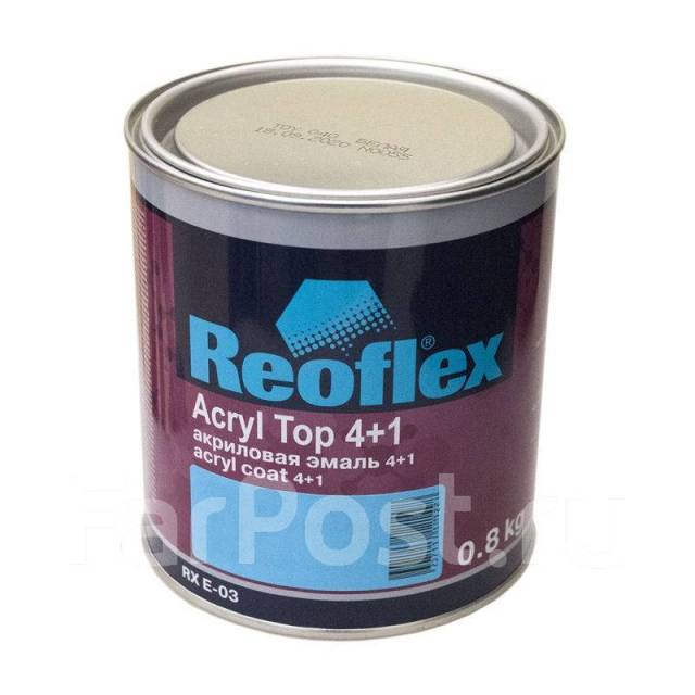 Автоэмаль акриловая ХАКИ 303 Reoflex 0,8л+0,2л (1л), в наличии. Цена: 1 ...