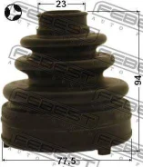������� ���� ���������� �������� 77.5x94x23 | ����/��� | Febest 0415NA4T 0415NA4T ����
