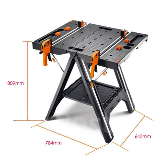 Складной рабочий стол (верстак) Worx WX051 Новый - Инструменты и ...