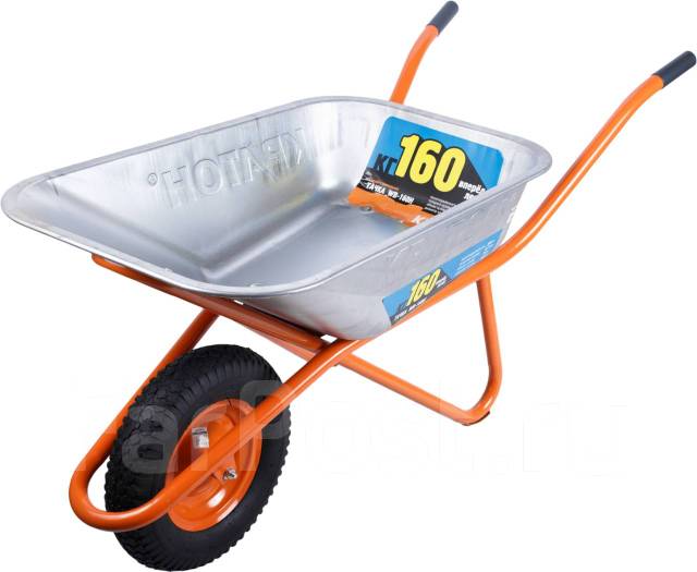 Тачка строительная Кратон WB-160HR. 160кг. 80л. 5 06 01 020R ...