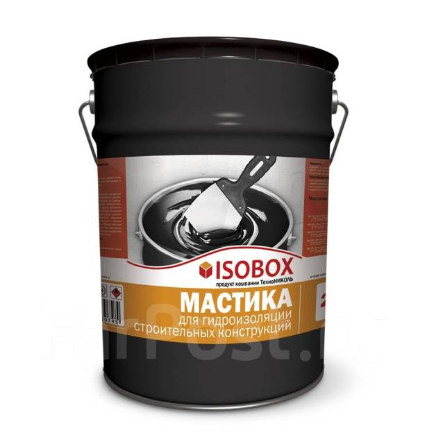 Мастика битумная Isobox Гидроизоляционная 22 кг. Технониколь - Тепло ...