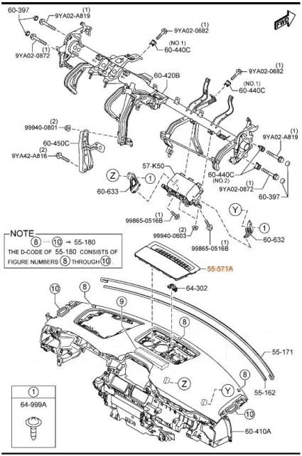 Схема запчастей mazda cx 5