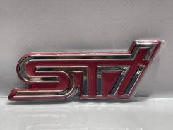 Эмблема STI Розовая Subaru фото