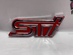 Эмблема STI Красная Subaru фото