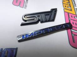 Эмблема STI Subaru Impreza GH2 фото
