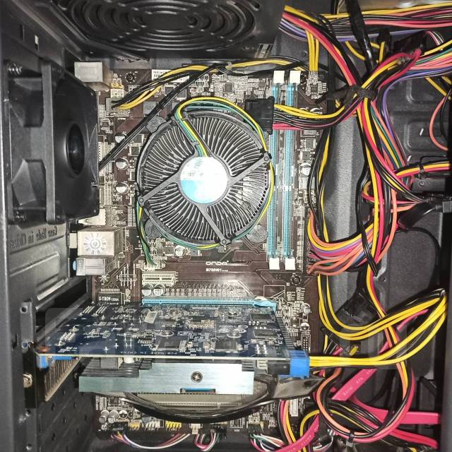 Материнская плата Onda B75/H61 ver: 2.00 Socket LGA 1155, AMI, б/у, в ...