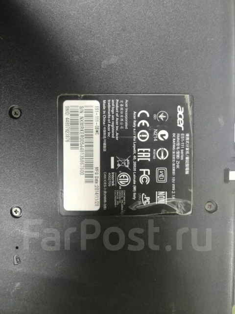 Acer Aspire ES1. WiFi: 1, Bluetooth: 1 ����