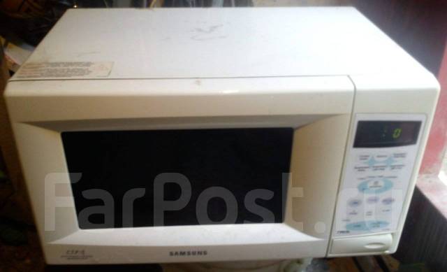 Микроволновая печь Samsung с грилем, б/у, в наличии. Цена: 3 499₽ во ...