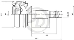 ���� ������� 29*56*26 TO Corolla / Sprinter AE100 4 / 5AFE 91-95 TO008 ����