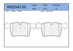 ������� ��������� �������� BMW F20/F21/F30/F34/F31/F25/F26/F32/F36/F22 WS254300 ����