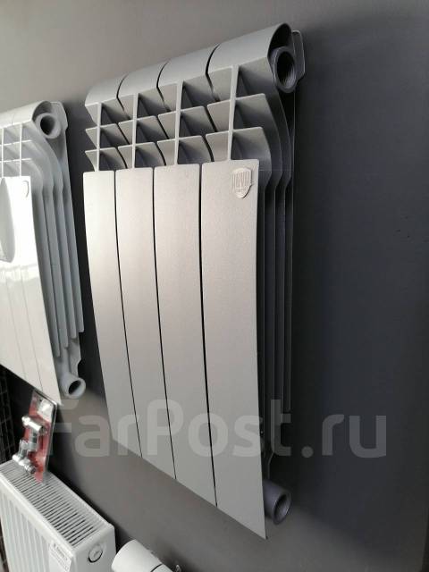 Радиатор биметаллический Royal Thermo BiLiner 500 Silver Satin 4сек ...