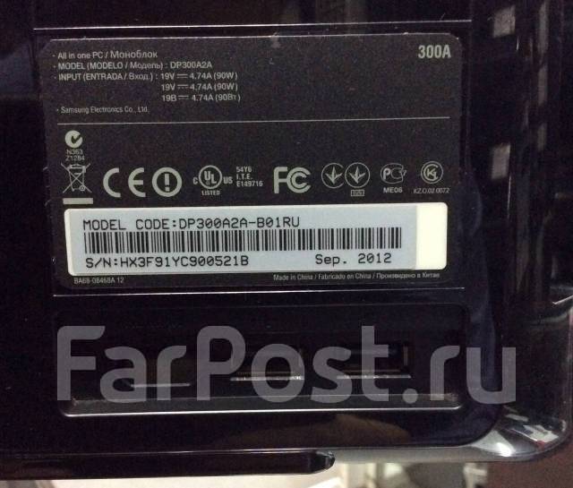 Моноблок samsung dp300a2a разборка