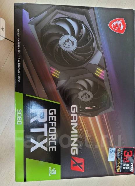 GeForce RTX 3060 Gaming X 12G, б/у, в наличии. Цена: 30 000₽ во ...