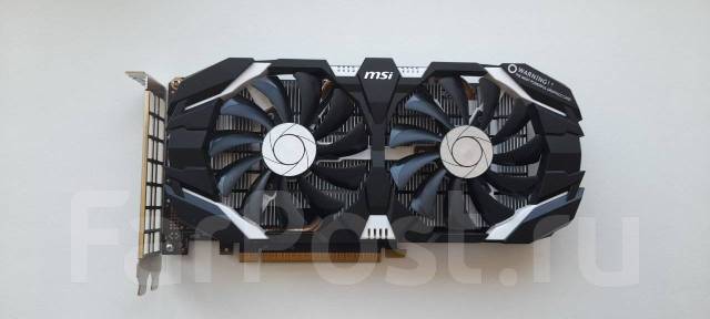 MSI P106-100 (GTX1060 6GB), б/у, в наличии. Цена: 5 000₽ во Владивостоке