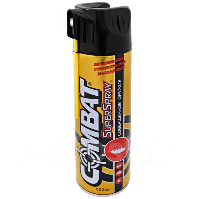 Combat (Комбат) Super Spray аэрозоль от клопов 500мл - Бытовая химия во ...