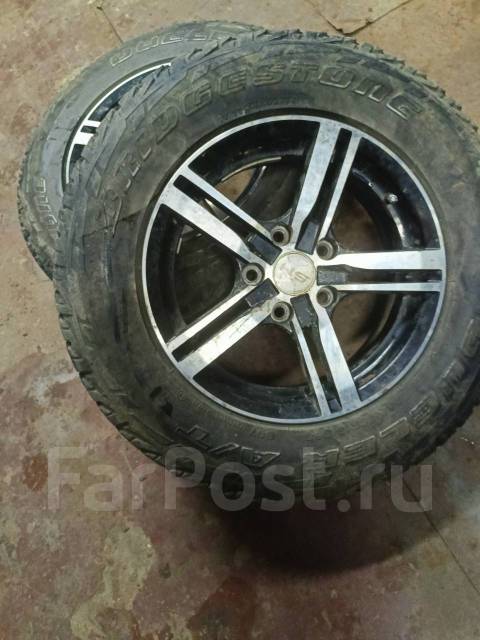 Продам колеса АТ на 15 Bridgestone 205/70 R15 - Колёса во Владивостоке