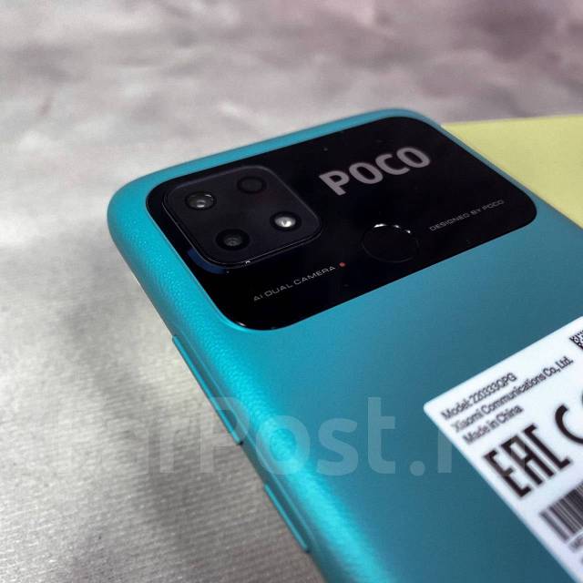 Xiaomi Poco C40 3ГБ+32ГБ Зелёный! Ростест! + Наушники, 32 гб, 6.71 ...