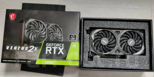 Nvidia GeForce RTX 3070 не LHR msi ventus 2x 8Gb, б/у, в наличии