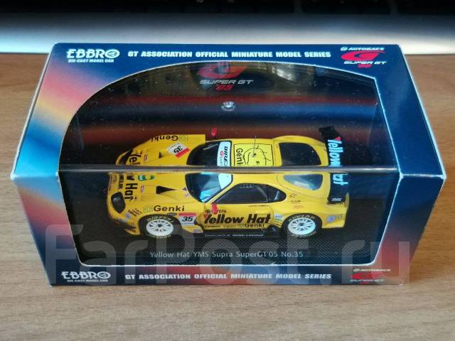 Модель Toyota Supra Yellow Hat Super GT`05 No.35, Ebbro, 1:43, б/у