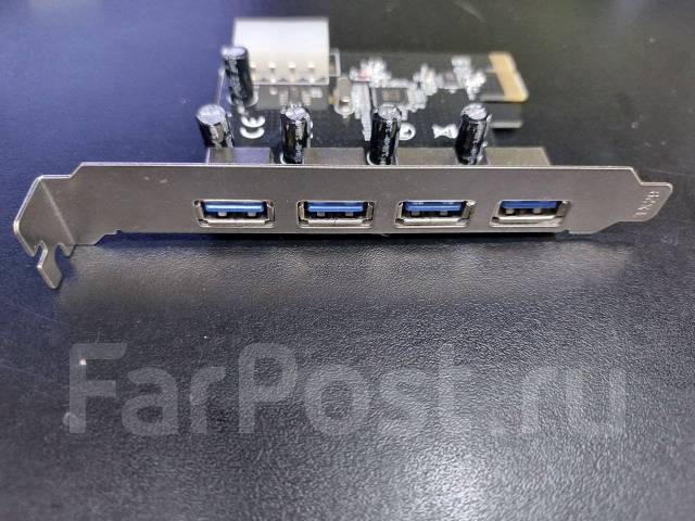 Плата / карта расширения USB 3.0 х4, б/у, в наличии. Цена: 1 000₽ во ...
