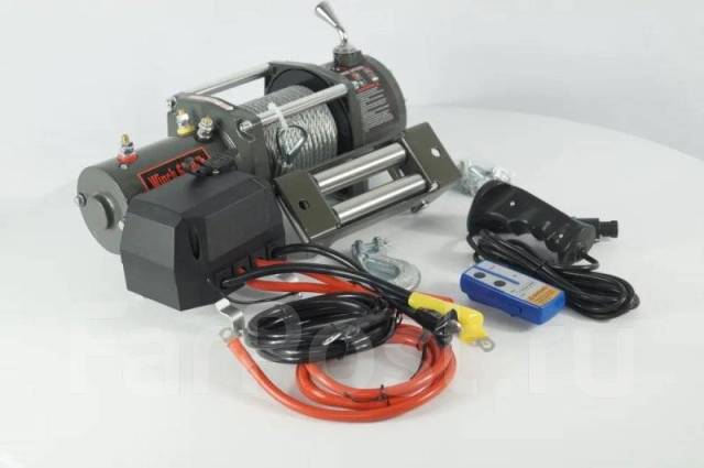 Лебедка электрическая 12V Electric Winch 6000lbs / 2722 кг / Мощная ...