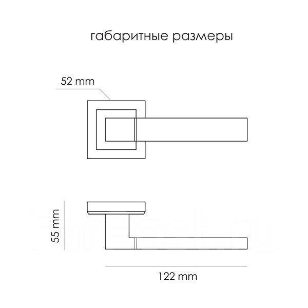Ручка дверная MH-28 S-BL черная Morelli, новый, в наличии. Цена: 1 270 ...