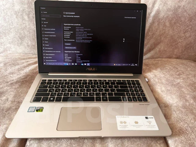 Asus VivoBook Pro 15. 15.6", ��� 8 ��, WiFi: 1, Bluetooth: 1, ����������� �� 3��. ����